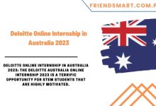 Photo of Deloitte Online Internship in Australia 2023