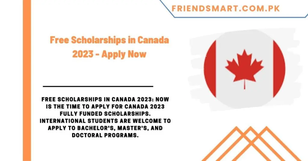 Free Scholarships in Canada 2023