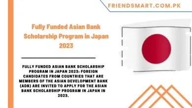 Photo of Fully Funded Asian Bank Scholarship Program in Japan 2023