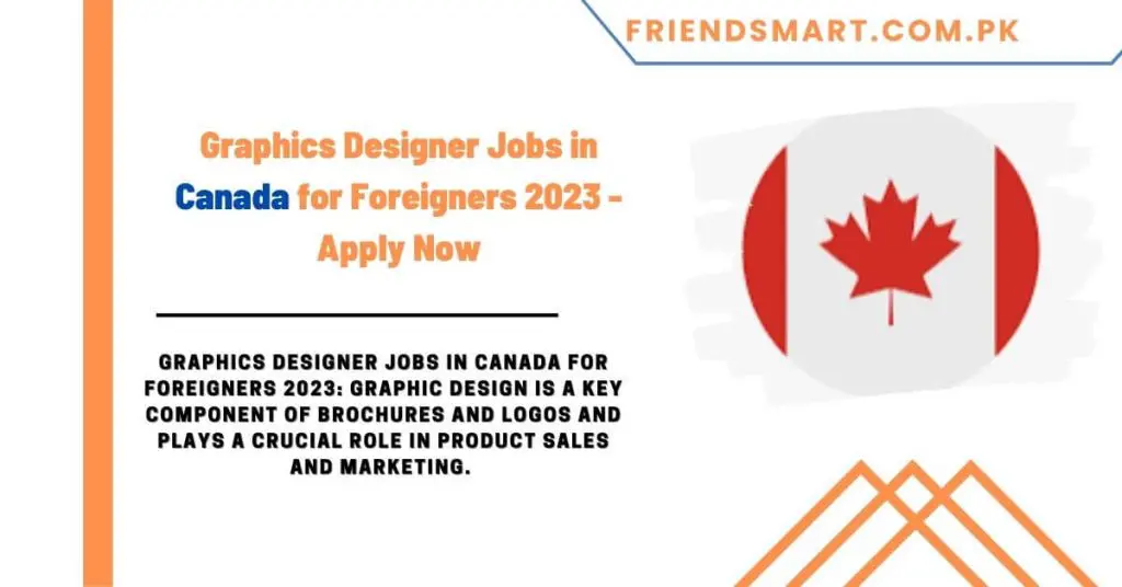 Graphics Designer Jobs in Canada for Foreigners 2023