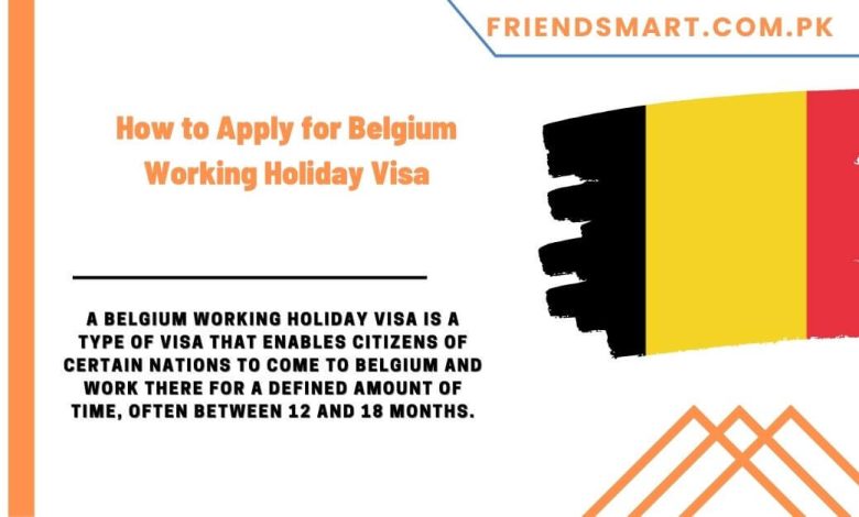 Photo of How to Apply for Belgium Working Holiday Visa