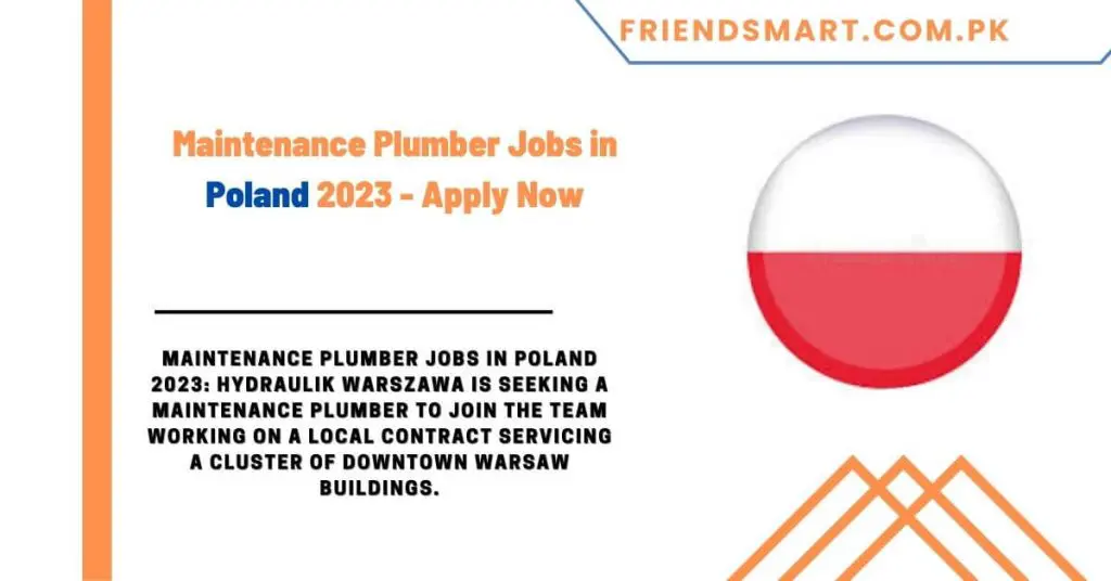Maintenance Plumber Jobs in Poland 2023