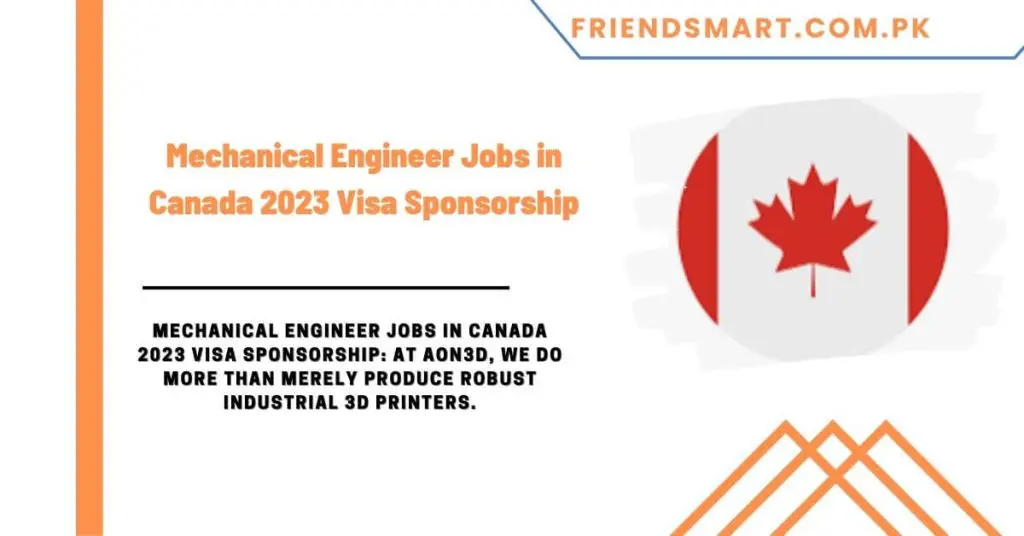 Mechanical Engineer Jobs in Canada 2023 Visa Sponsorship