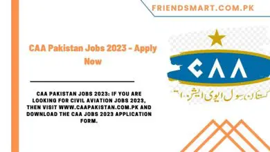 Photo of CAA Pakistan Jobs 2023 – Apply Now