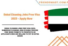 Photo of Dubai Cleaning Jobs Free Visa 2023 – Apply Now