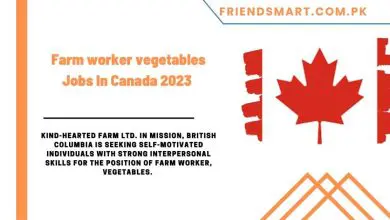 Photo of Farm worker vegetables Jobs In Canada 2023
