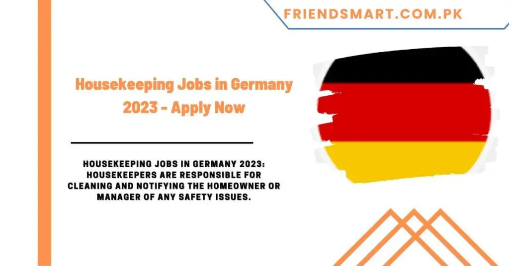 Housekeeping Jobs in Germany 2023