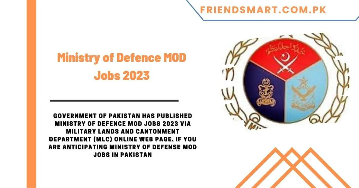 Ministry of Defence MOD Jobs 2023