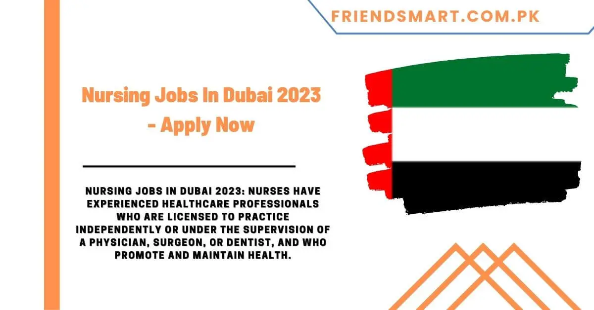 Nursing Jobs In Dubai 2023