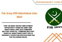 Photo of Pak Army CMH Abbottabad Jobs 2023