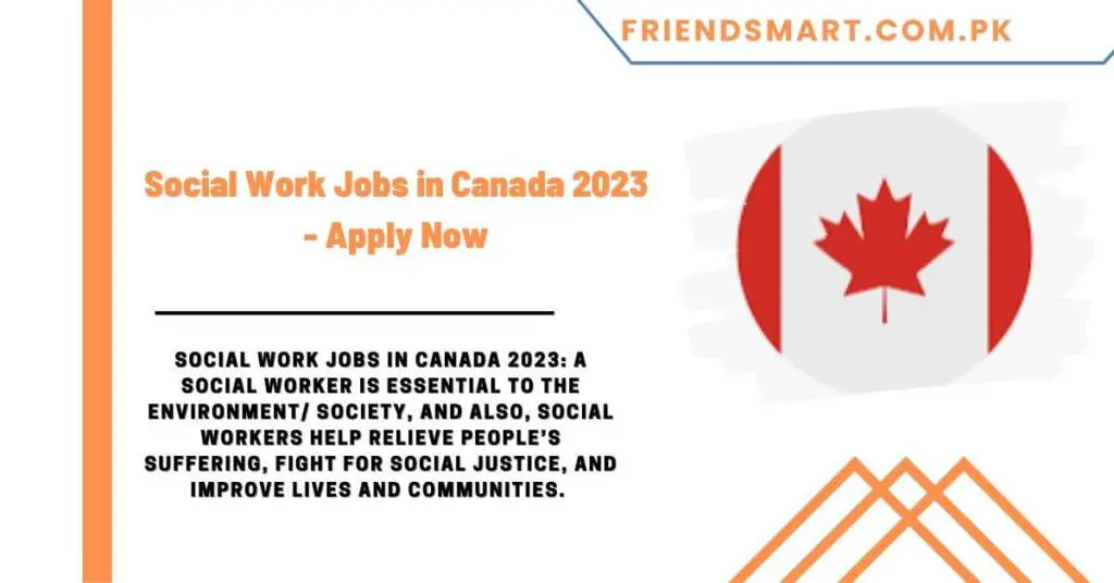 Social Work Jobs in Canada 2023