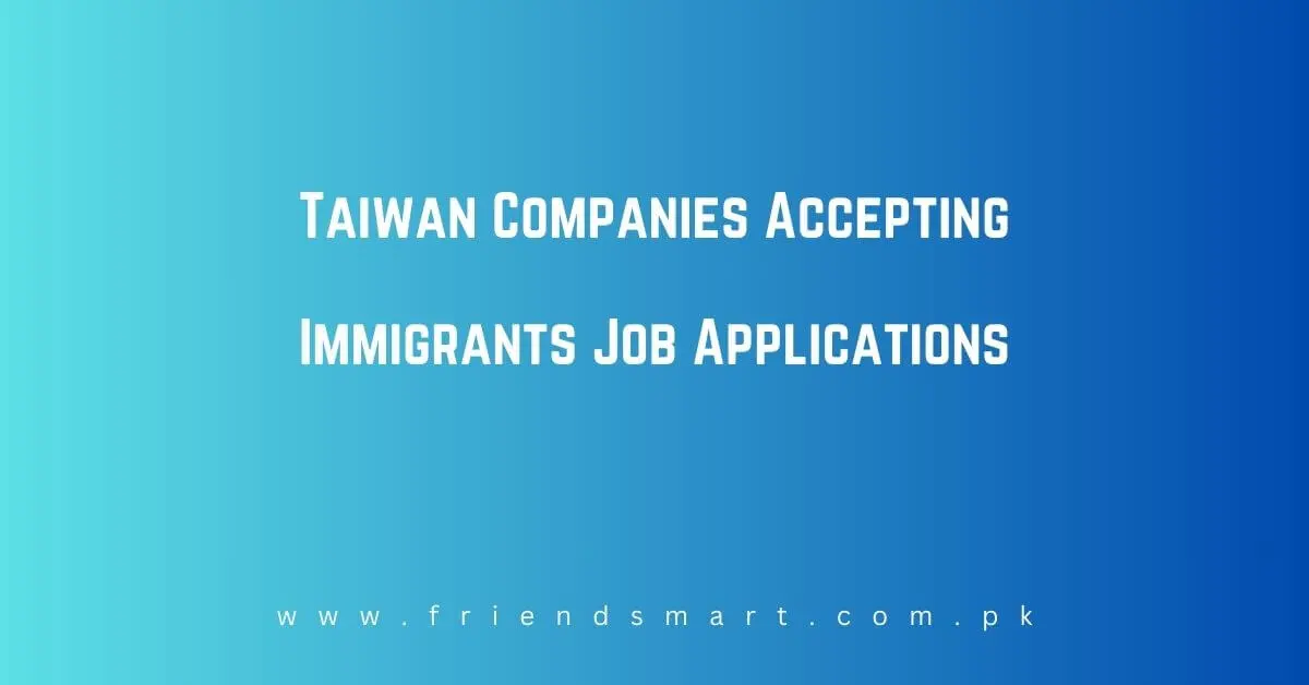 Taiwan Immigrants Companies