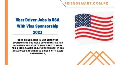 Photo of Uber Driver Jobs In USA With Visa Sponsorship 2023