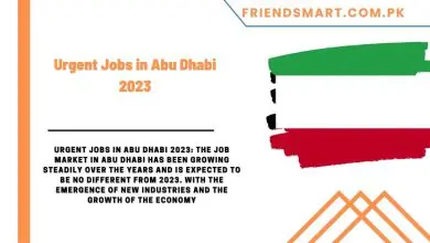 Photo of Urgent Jobs in Abu Dhabi 2023