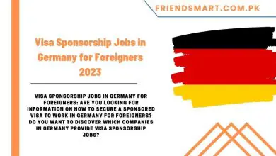 Photo of Visa Sponsorship Jobs in Germany for Foreigners 2023