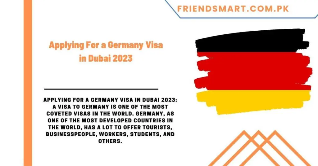 Applying For a Germany Visa in Dubai 2023