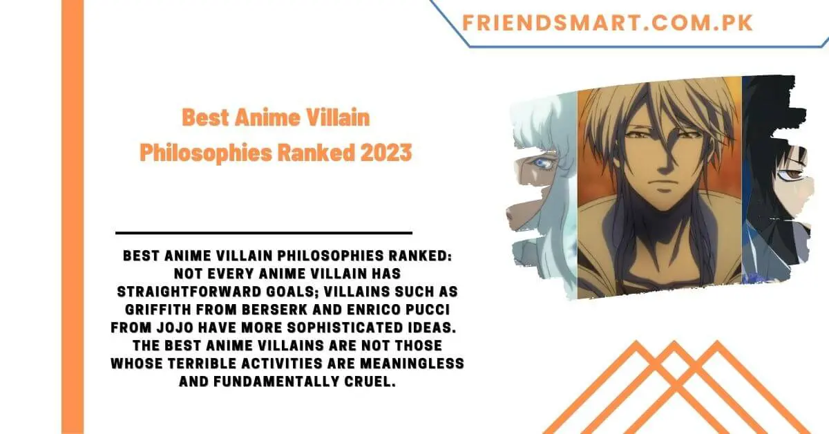 Best Anime Villain Philosophies Ranked 2023