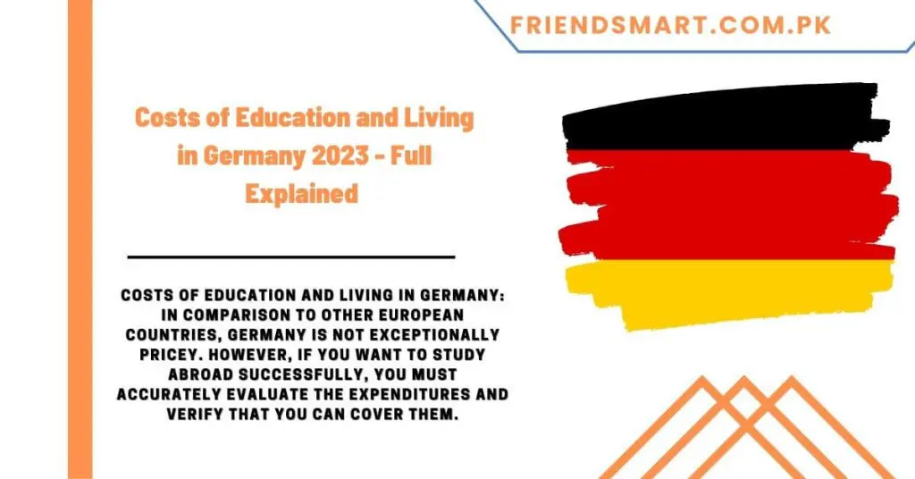 Costs of Education and Living in Germany 2023 - Full Explained