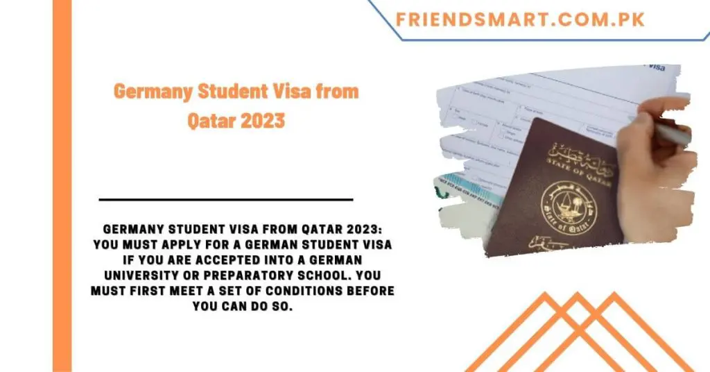 Germany Student Visa from Qatar 2023