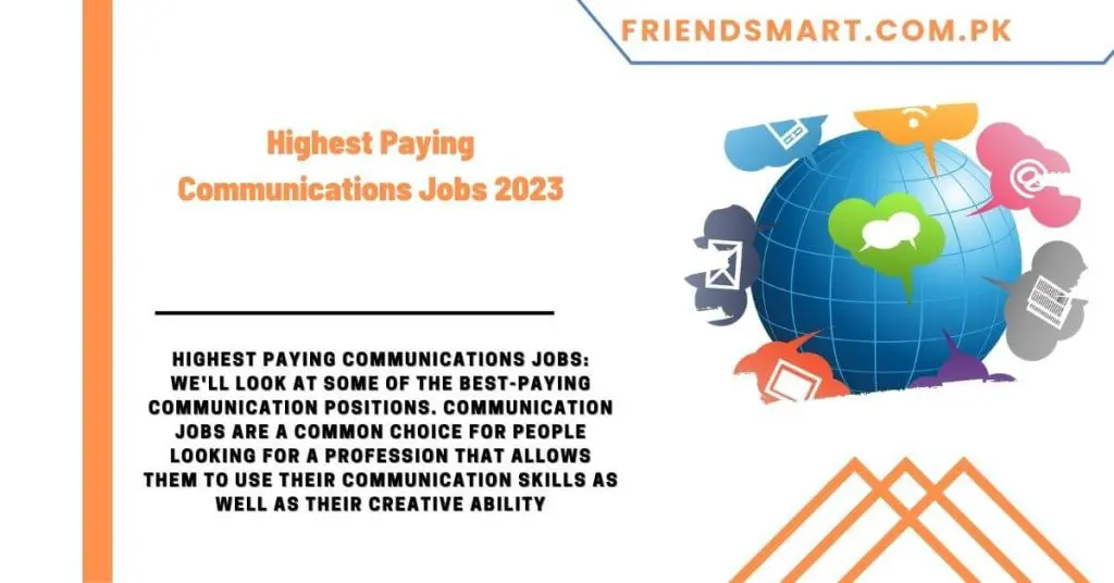 Highest Paying Communications Jobs 2023