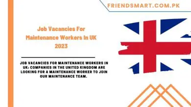 Photo of Job Vacancies For Maintenance Workers In UK 2023