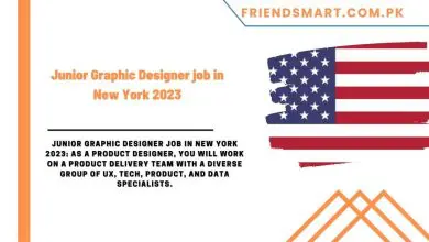 Photo of Junior Graphic Designer job in New York 2023