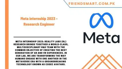 Photo of Meta internship 2023 – Research Engineer