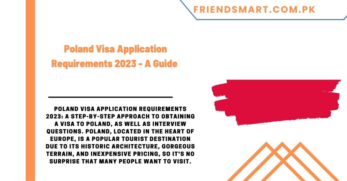 poland embassy tourist visa requirements