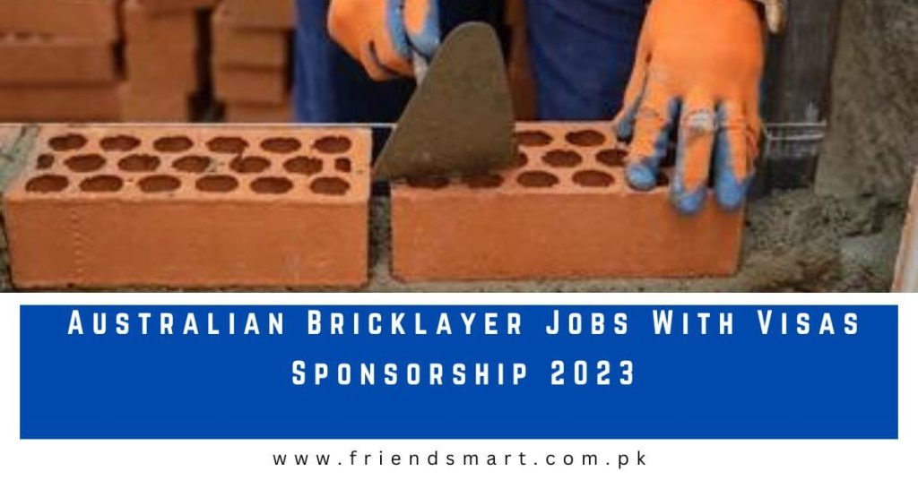 Australian Bricklayer Jobs With Visas Sponsorship 2023