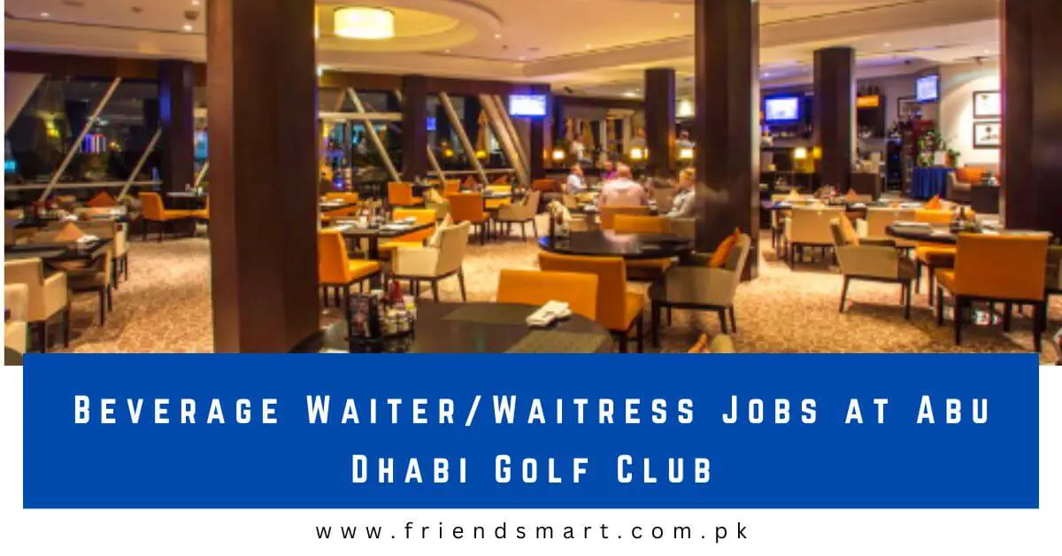Beverage Waiter/Waitress Jobs at Abu Dhabi Golf Club