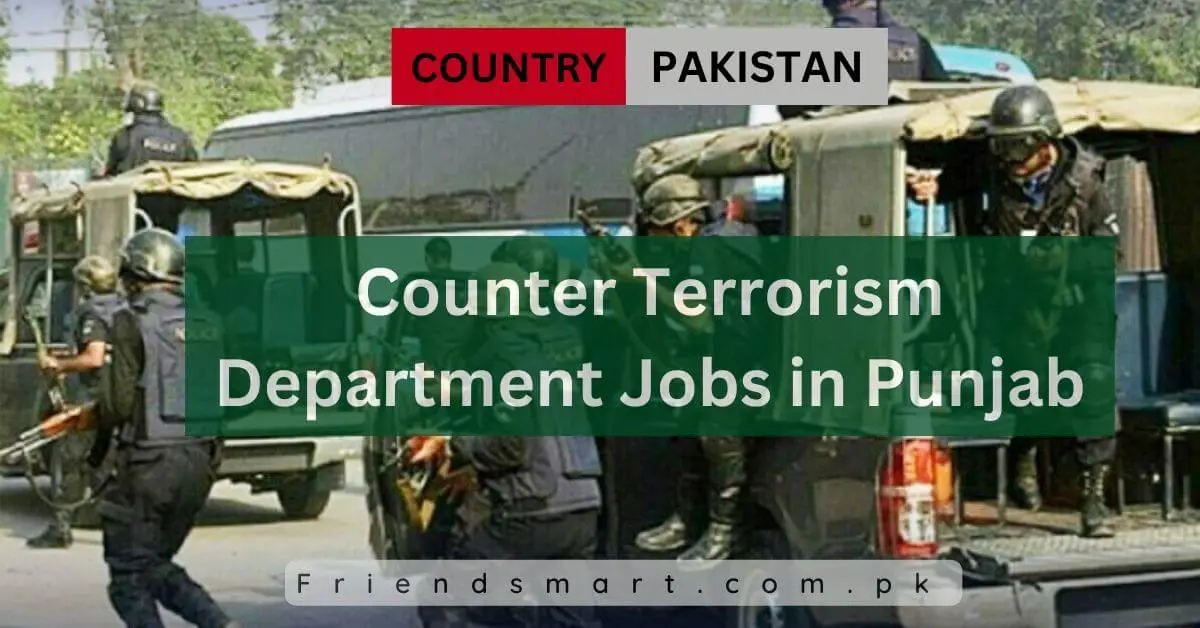 Counter Terrorism Department Jobs in Punjab