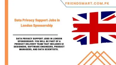 Photo of Data Privacy Support Jobs in London Sponsorship