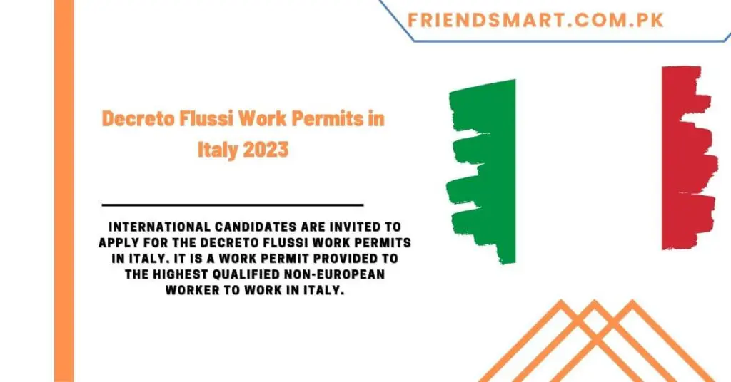Decreto Flussi Work Permits in Italy 2023