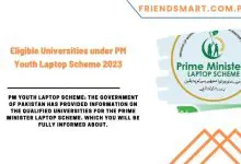 Photo of Eligible Universities under PM Youth Laptop Scheme 2023