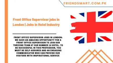 Photo of Front Office Supervisor jobs in London | Jobs in Hotel Industry