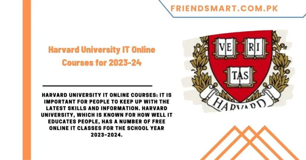 Harvard University IT Online Courses for 2023-24
