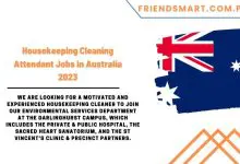 Photo of Housekeeping Cleaning Attendant Jobs in Australia 2023