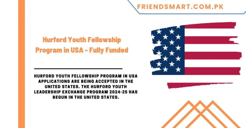 Hurford Youth Fellowship Program in USA - Fully Funded