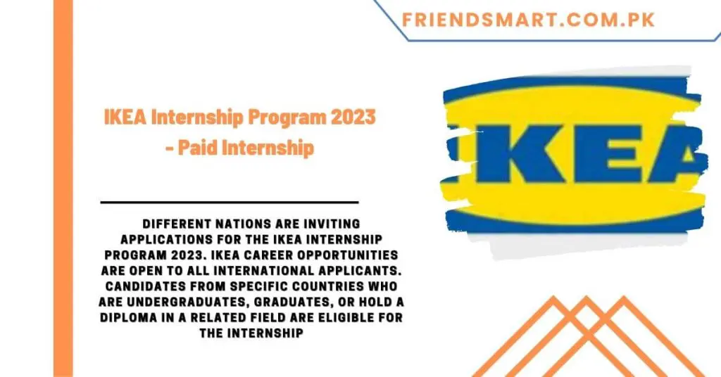 IKEA Internship Program 2023 - Paid Internship