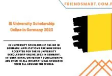 Photo of IU University Scholarship Online in Germany 2023