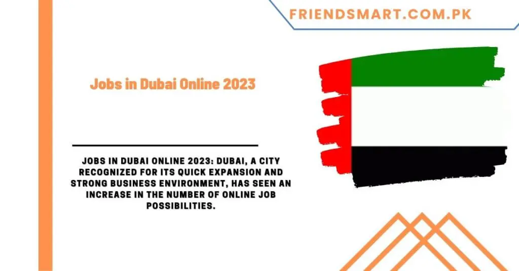 Jobs in Dubai Online 2023