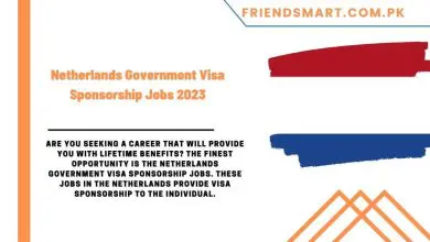 Photo of Netherlands Government Visa Sponsorship Jobs 2023