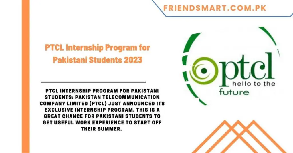 PTCL Internship Program for Pakistani Students 2023