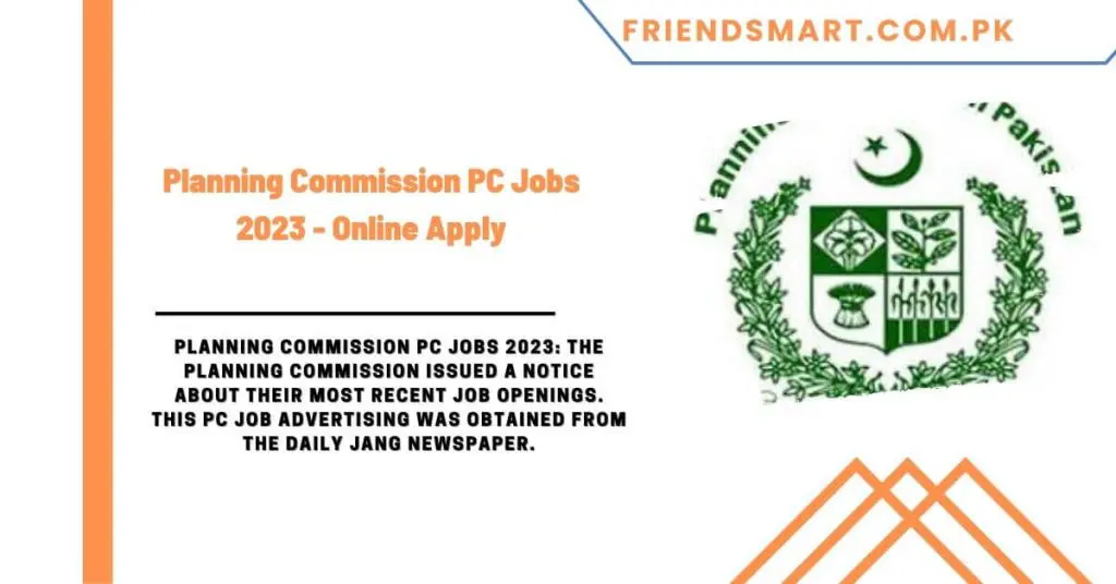 Planning Commission PC Jobs 2023 - Online Apply