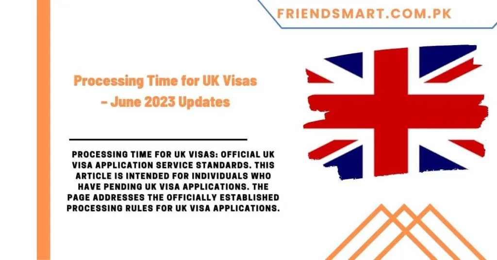 Processing Time for UK Visas – June 2023 Updates