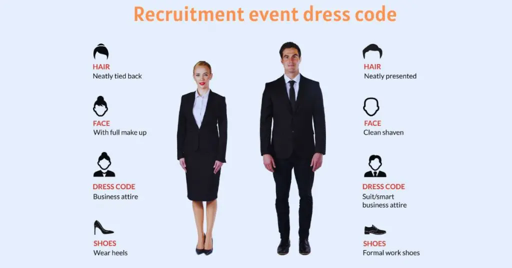 Recruitment event dress code