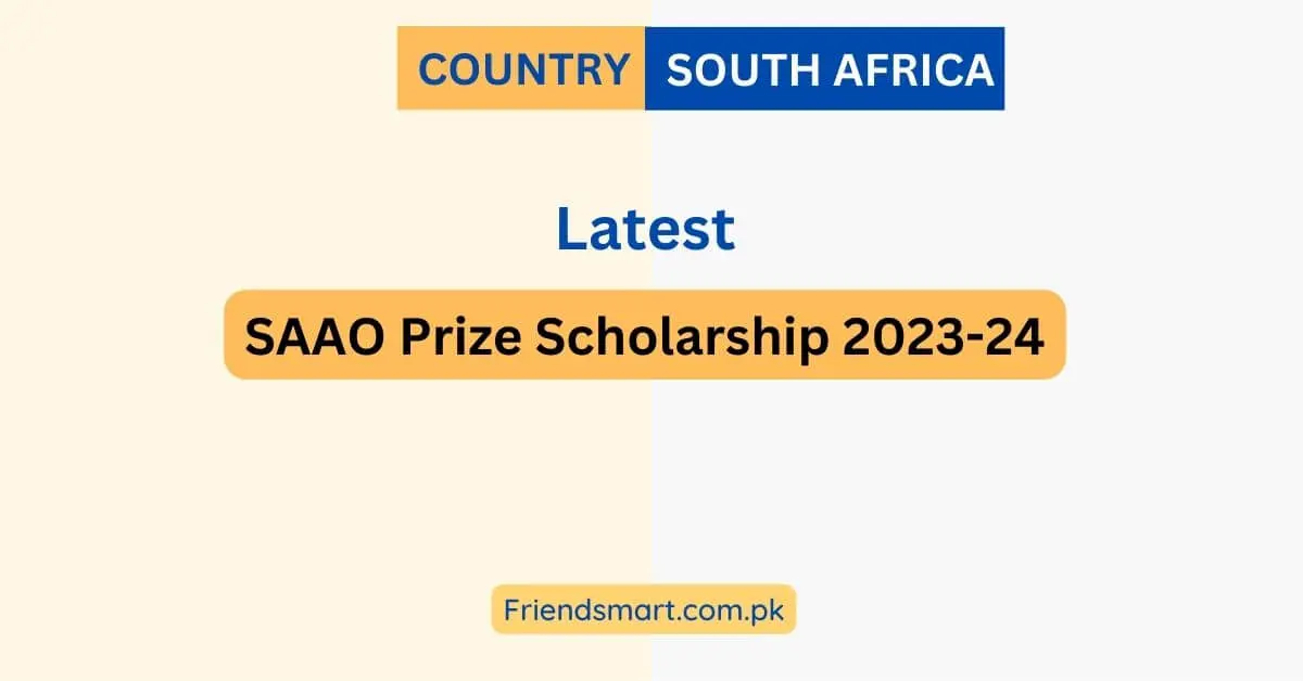 SAAO Prize Scholarship 2023-24
