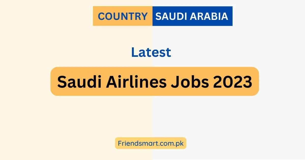 Saudi Airlines Jobs 2023