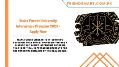 Photo of Wake Forest University Internships Program 2023 – Apply Now