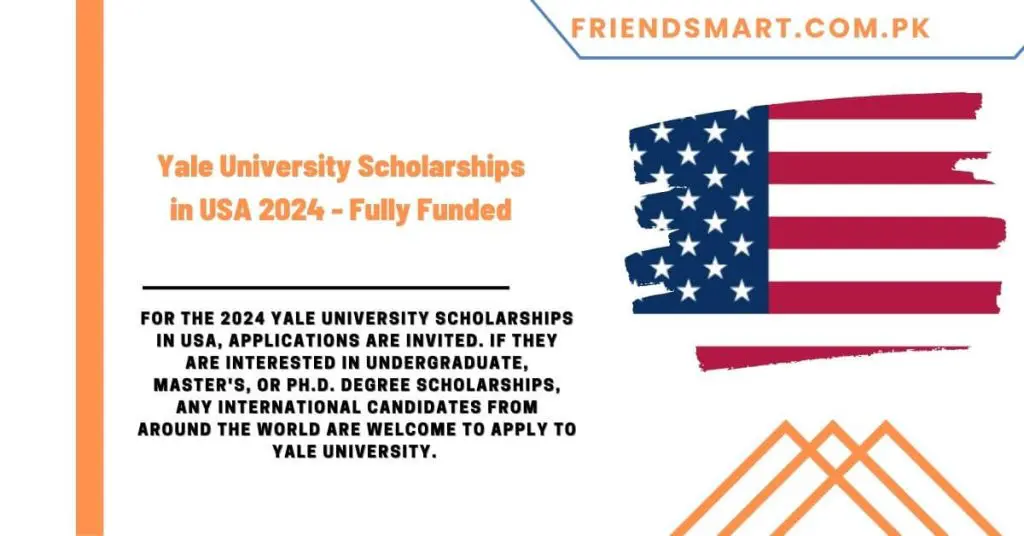 Yale University Scholarships in USA 2024 - Fully Funded